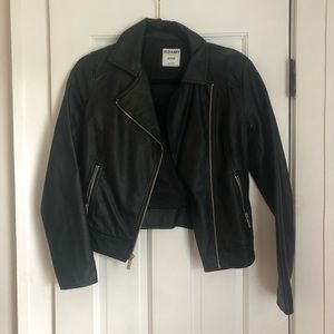 Old navy leather jacket - XS